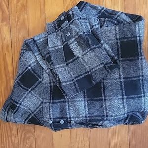 Duluth Trading 1x plaid shirt dress